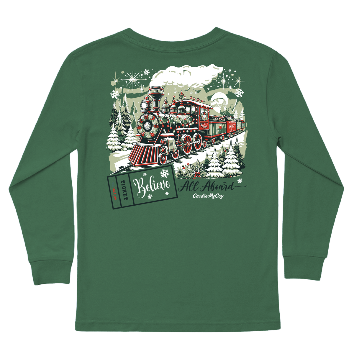 Kids' All Aboard Long-Sleeve Tee