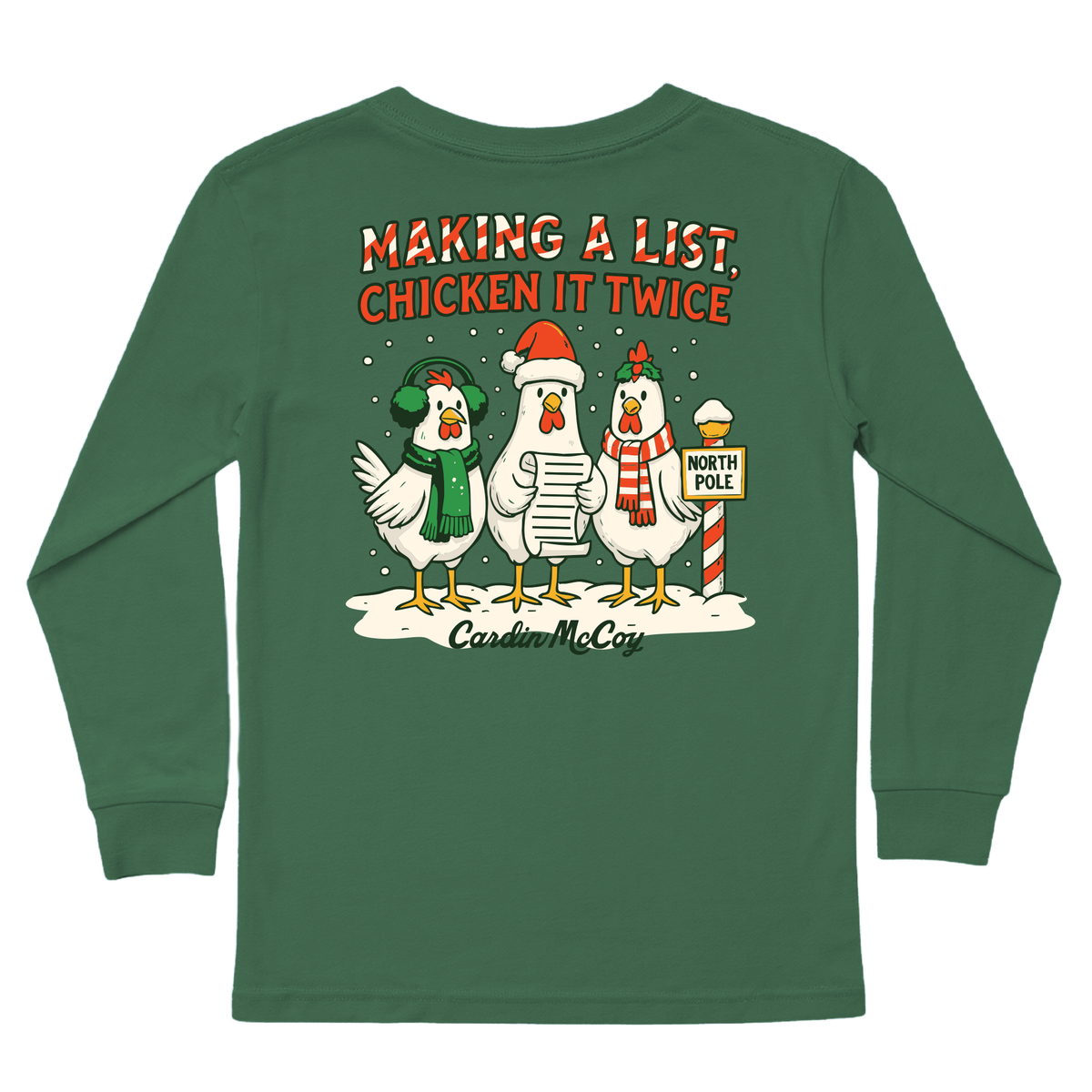 Kids' Chicken It Twice Long-Sleeve Tee