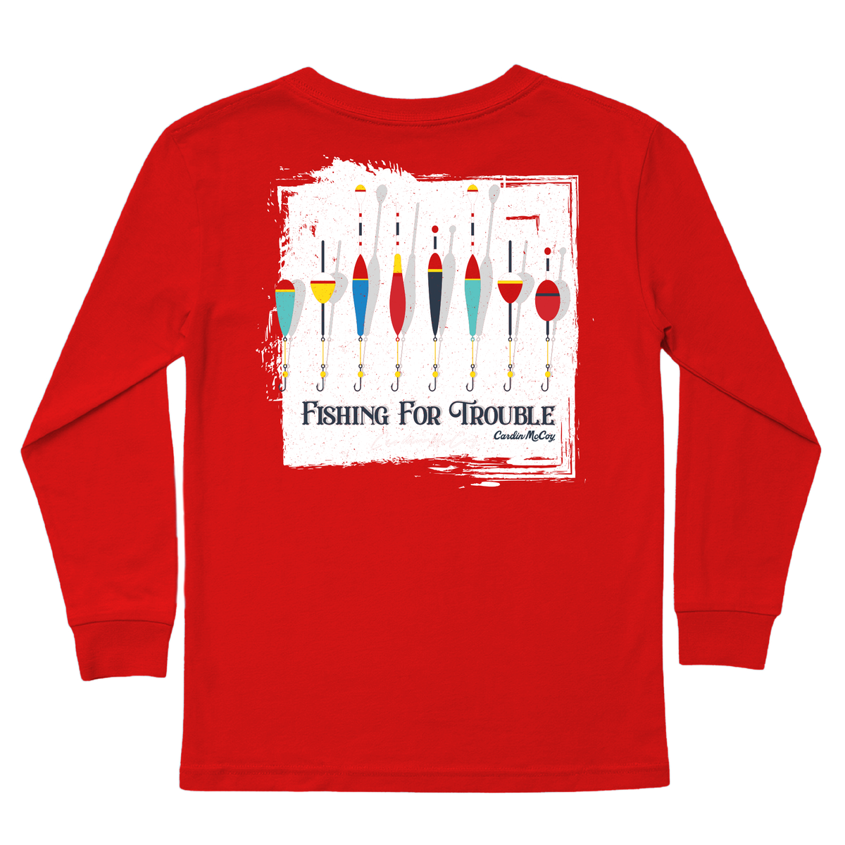 Kids' Fishing For Trouble Long-Sleeve Tee