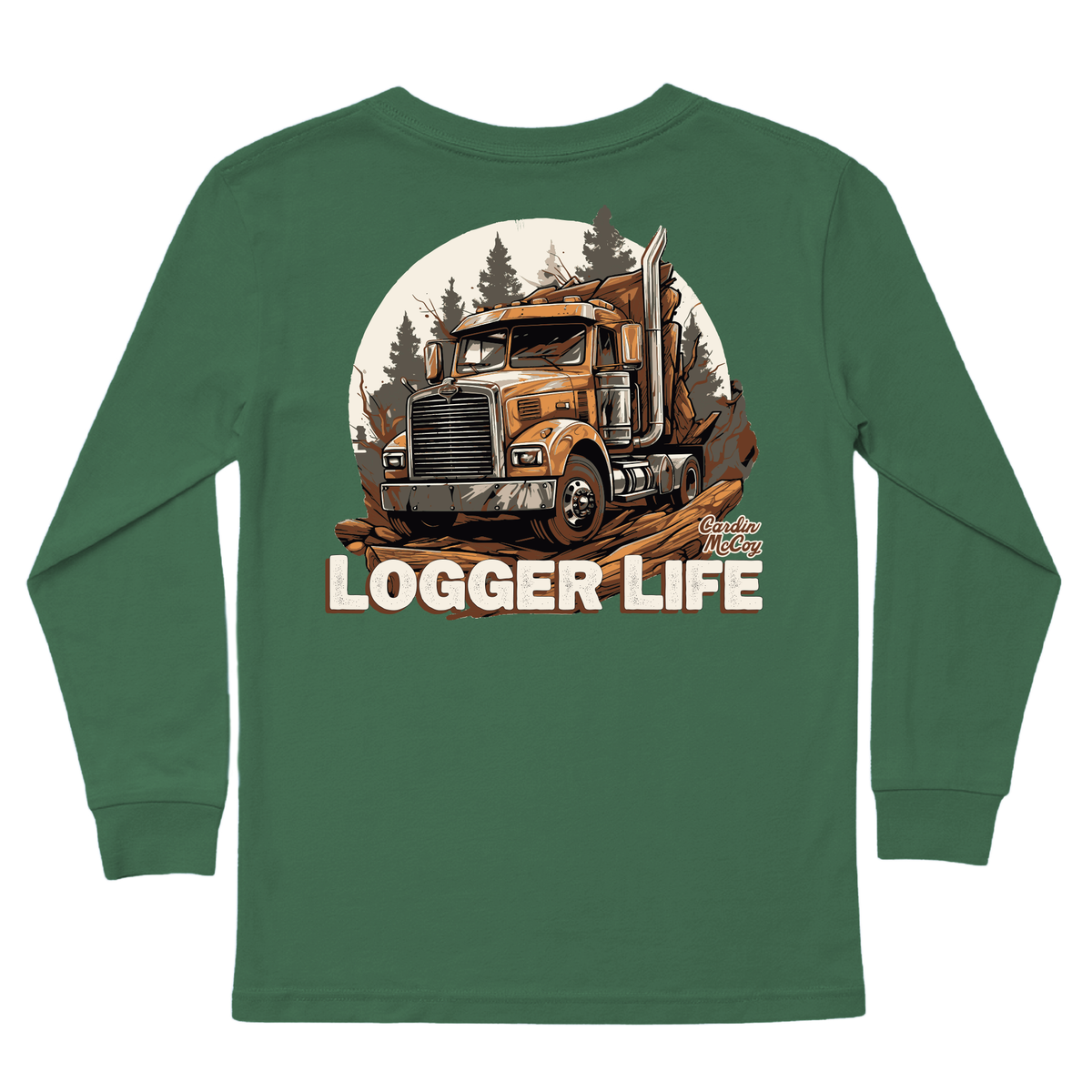 Boys' Logger Life Long-Sleeve Tee