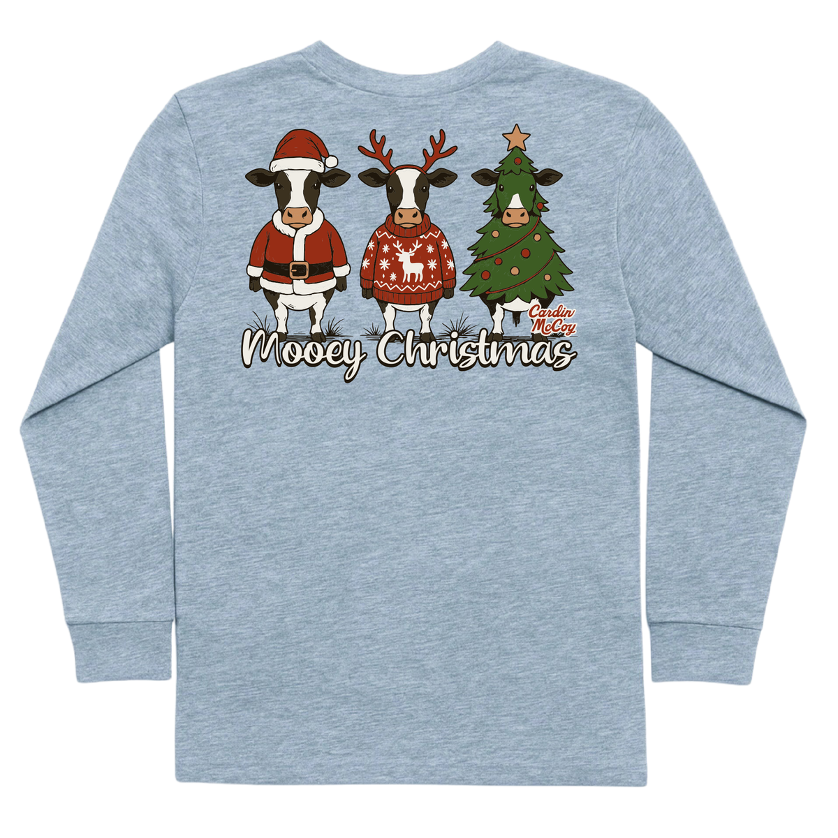 Kids' Mooey Christmas Long-Sleeve Tee