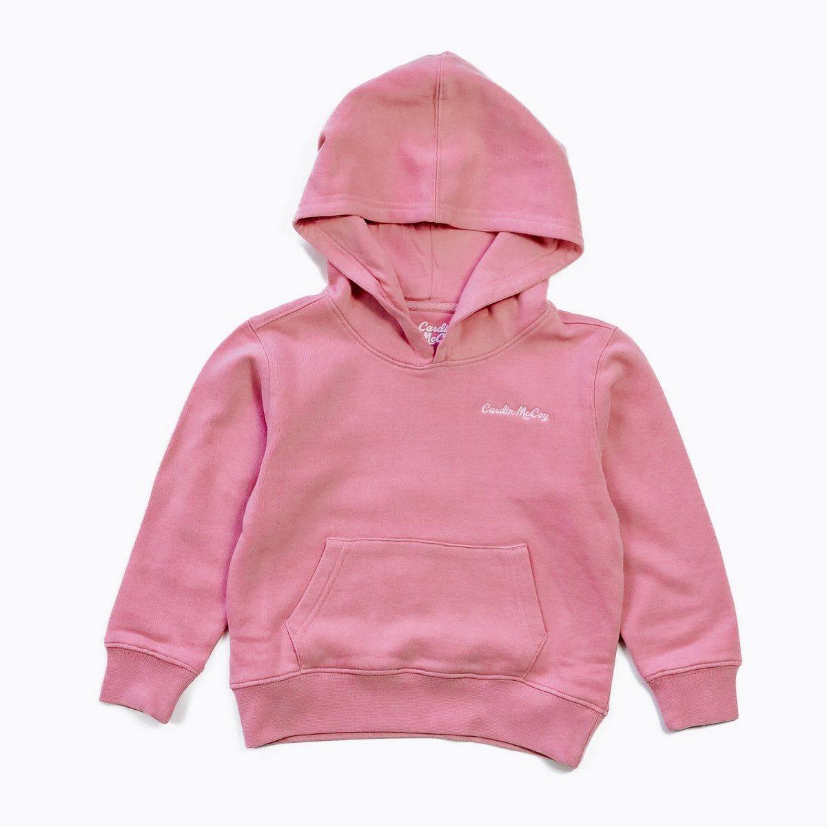 Kids' Cardin McCoy Embroidered Pullover Hoodie Pink